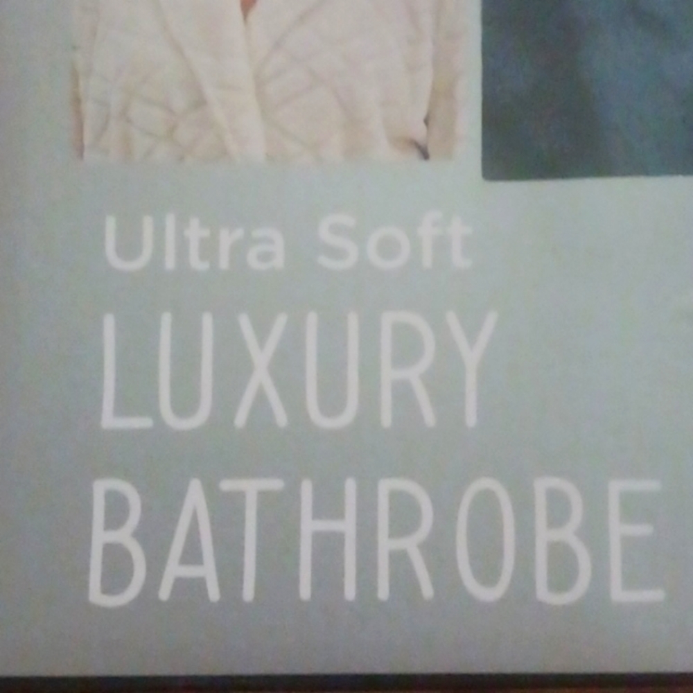 Super soft woman's bathrobe